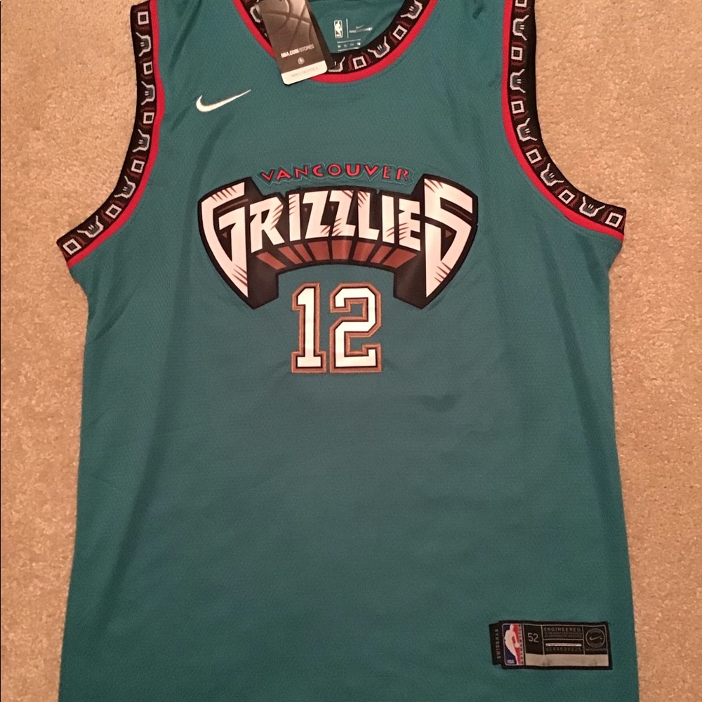 NBA Nike ja morant grizzles throwback jersey XL